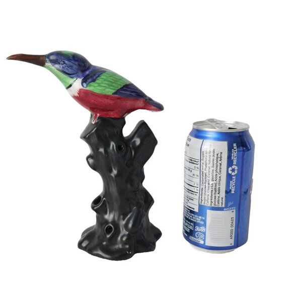 Rare Wilkinson's Porcelain Flower Frog Kingfisher Bird Vintage - Picture 7 of 7